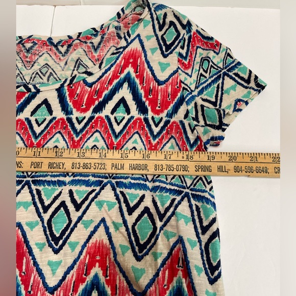 Womens ND New Directions Weekend Top Hi Low Size Medium JD - Picture 4 of 5